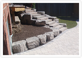 block retaining walls woodbridge 01