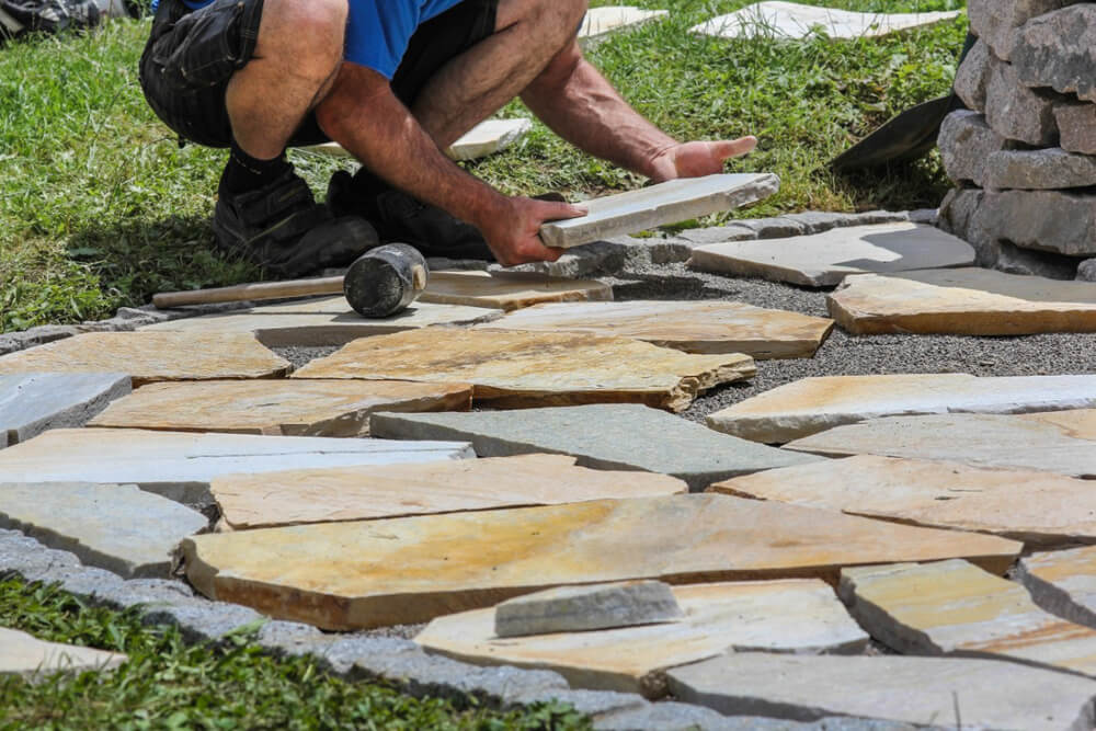 cost to install flagstone flagstone patio installation near Greater Toronto 009