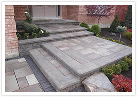 retaining wall steps kleinburg 1